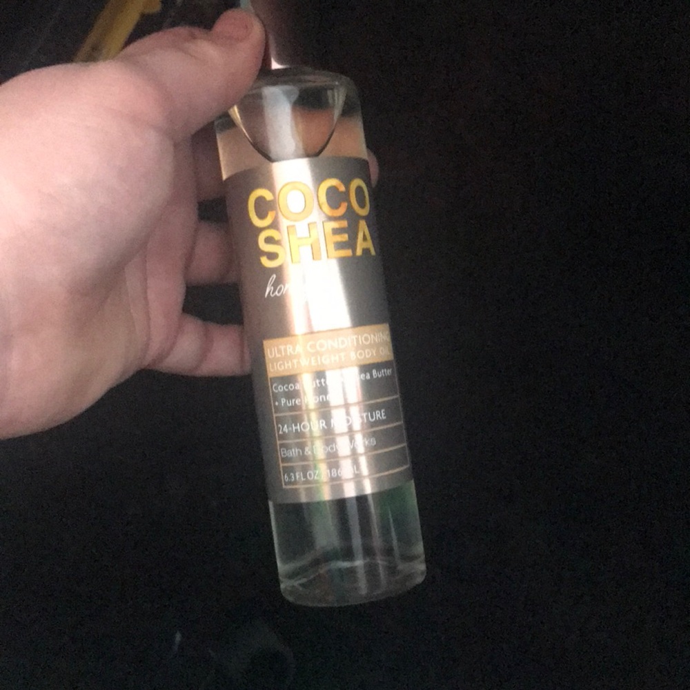 BBW coco shea body oil